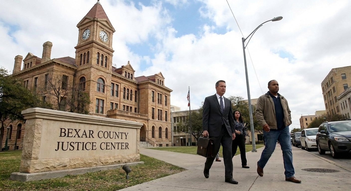 San Antonio criminal case resolution timeline illustration