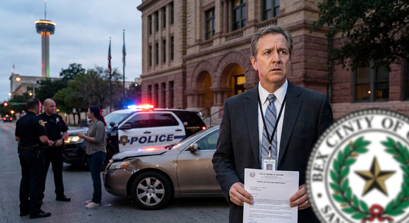DWI impact on professional license in San Antonio